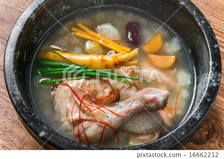  Kasugi Korean food samgyetang chicken ginseng soup Korean 16662212
