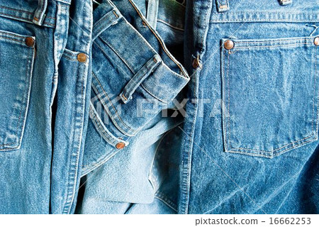 Lot of different blue jeans Blue Jeans 16662253