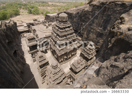 Kailas Temple at Ellora Caves Kailas Temple at Ellora Caves 16663330