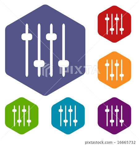 Sound rhombus icons - Stock Illustration [16665732] - PIXTA
