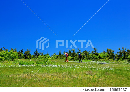 Climbers going near Napozan top Climbers going near Napozan top 16665987