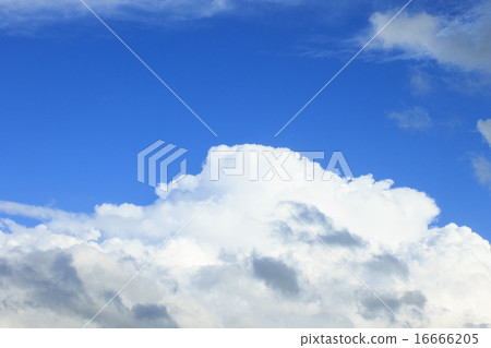 夏天天空_積雨雲 夏天天空_積雨雲 16666205
