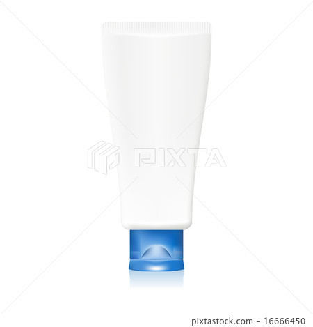 Illustration of tube for cream on white - Stock Illustration [16666450 ...