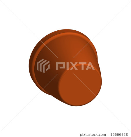 Illustration of flower pot,vector isolated 16666528