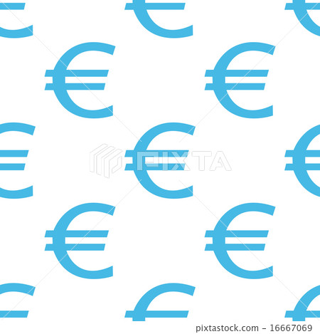 Euro seamless pattern - Stock Illustration [16667069] - PIXTA