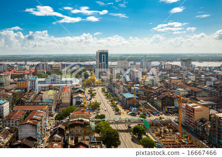 Developing Yangon central area 16667466