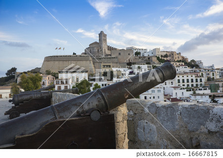 Cannons in Ibiza, Spain 16667815