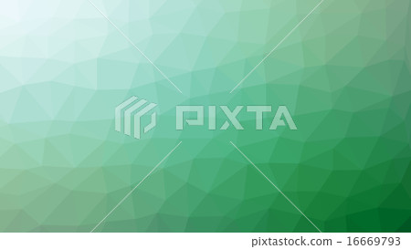 Green low poly background. 16669793