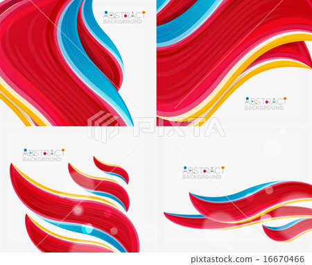 Abstract realistic solid wave background 16670466