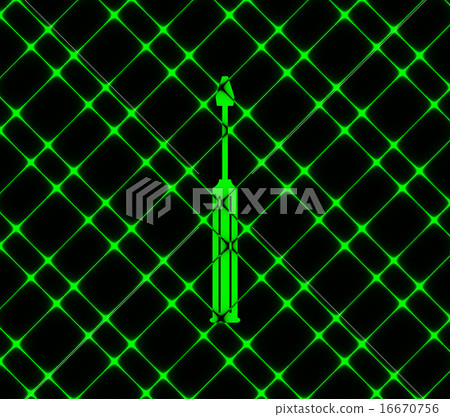 Screwdriver tool icon symbol Flat modern web desig 16670756