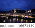 Austria World Heritage Night view of Salzburg 16671430