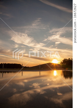 Moerenuma Park in the evening 16672627