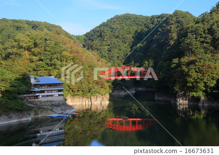 Lake Shinkin（帝國大壩）Sakurabashi 16673631