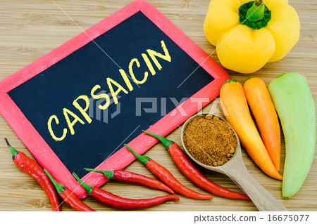 Capsaicin in Chili peppers 16675077