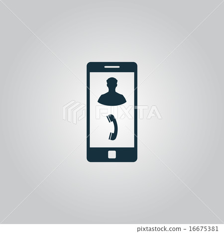 Vector Phone incoming call Icon 16675381
