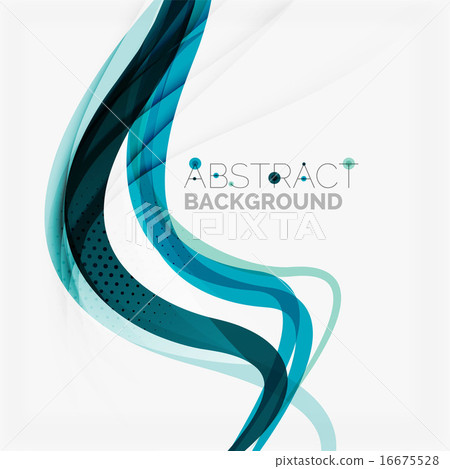 Blue wave abstract background Blue wave abstract background 16675528