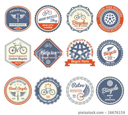Cycling Emblems Set Cycling Emblems Set 16676159