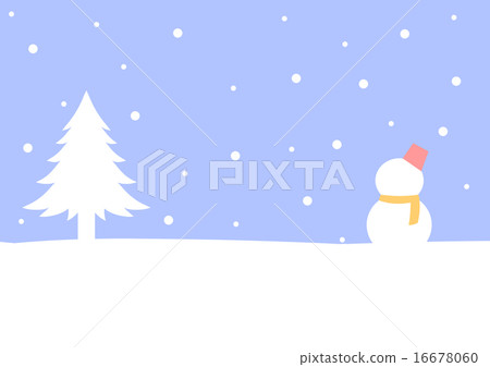 Trees and snowmen 16678060