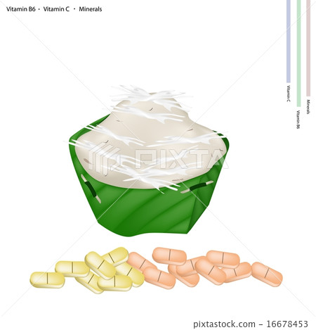 Thai Banana Pudding with Vitamin B6 and Vitamin C Thai Banana Pudding with Vitamin B6 and Vitamin C 16678453