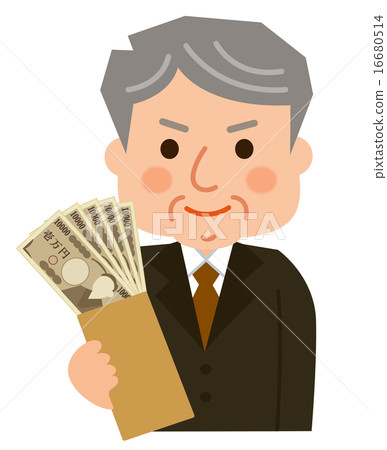 有一個老人的西裝袋 16680514