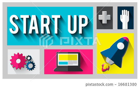 Start Up Launch Growth Success Planning... - Stock Illustration ...