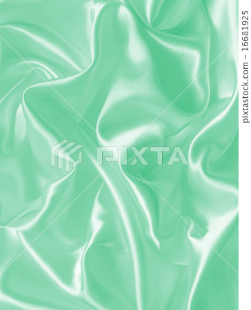 Smooth elegant green silk or satin texture Smooth elegant green silk or satin texture 16681925