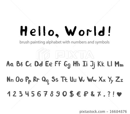 Doodle font 16684876