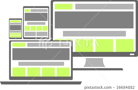 vector - responsive web design 16684882