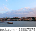 Sunset in the Danube river 4 16687375
