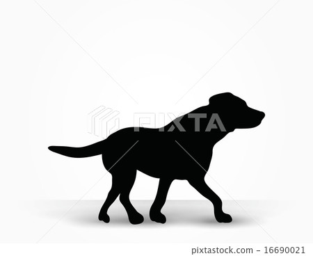 dog silhouette dog silhouette 16690021