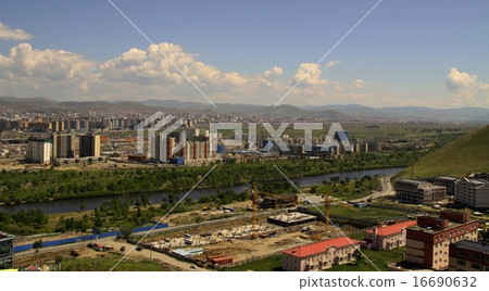 New buildings in capital city Ulaanbaatar,Mongolia 16690632