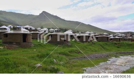 Mongolian Yurts camp near Ullanbaator Mongolian Yurts camp near Ullanbaator 16690636