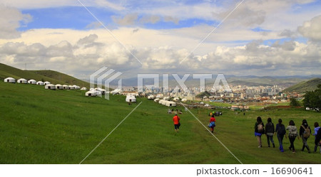 Ullaanbaator in Mongolia and jurts 16690641