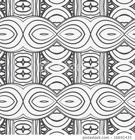 Ornament pattern kaleidoscope. Ethnic damask motif Ornament pattern kaleidoscope. Ethnic damask motif 16691435