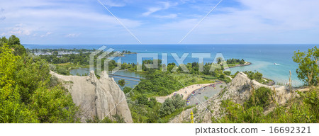 Panorama of Scarborough Bluffs. Toronto, Canada Panorama of Scarborough Bluffs. Toronto, Canada 16692321