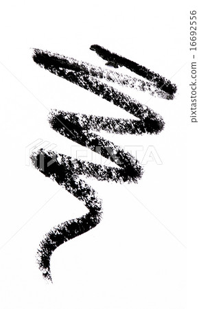 Eye liner pencil stroke on background Eye liner pencil stroke on background 16692556