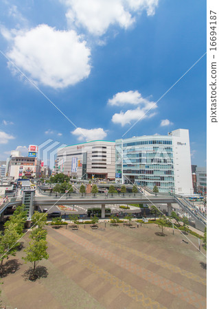 埼玉縣川口站東口站廣場旋轉 埼玉縣川口站東口站廣場旋轉 16694187