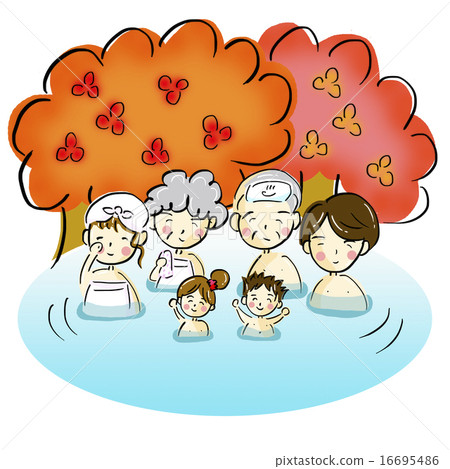 Family and hot springs Family and hot springs 16695486