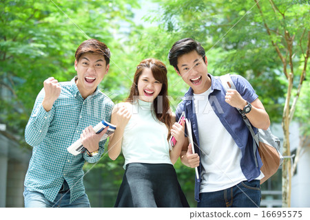 Chinese student celebrate success 16695575