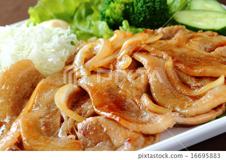烤豬肉薑 16695883