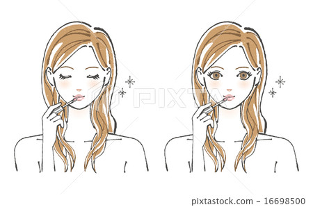女性例證繪畫光澤 16698500