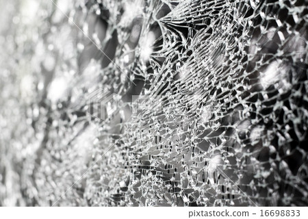 Abstract background, Damage car windshield 16698833