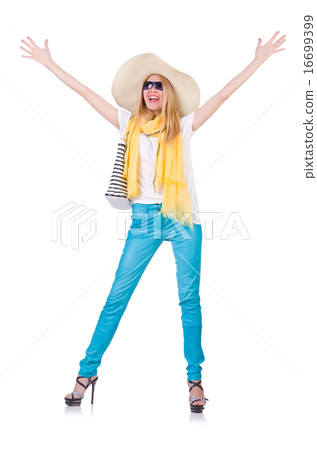 Young woman in summer clothing 16699399