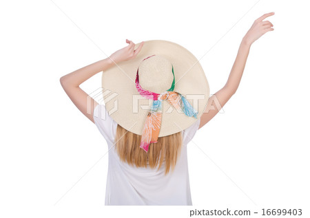 Young attractive woman ready for summer vacation Young attractive woman ready for summer vacation 16699403
