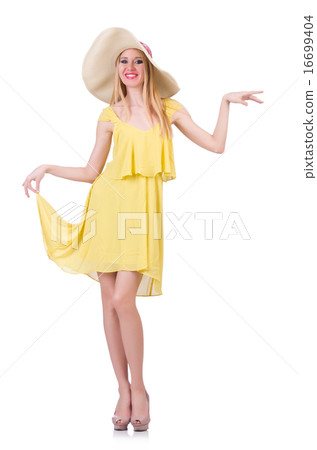Young woman in summer clothing Young woman in summer clothing 16699404