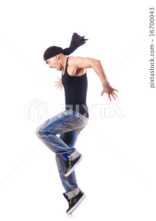 Dancer dancing on the white Dancer dancing on the white 16700043