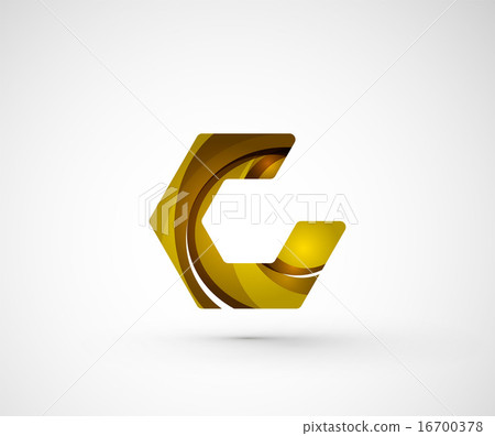 Abstract geometric company logo hexagon shape Abstract geometric company logo hexagon shape 16700378