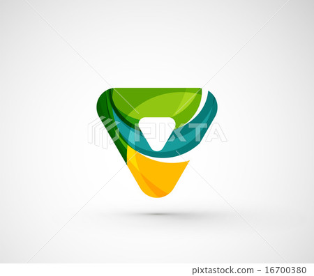Abstract geometric company logo triangle, arrow Abstract geometric company logo triangle, arrow 16700380