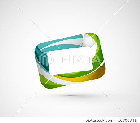 Abstract geometric company logo frame, screen Abstract geometric company logo frame, screen 16700381