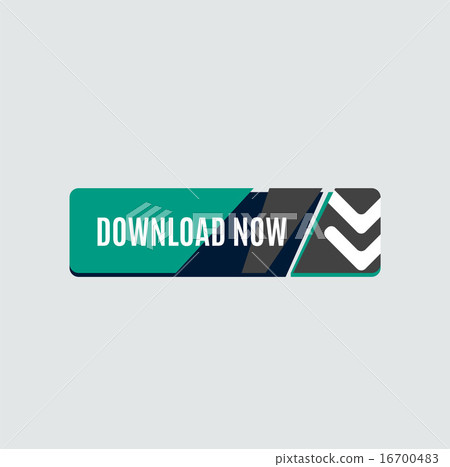 Colorful download web button. Modern flat design. 16700483